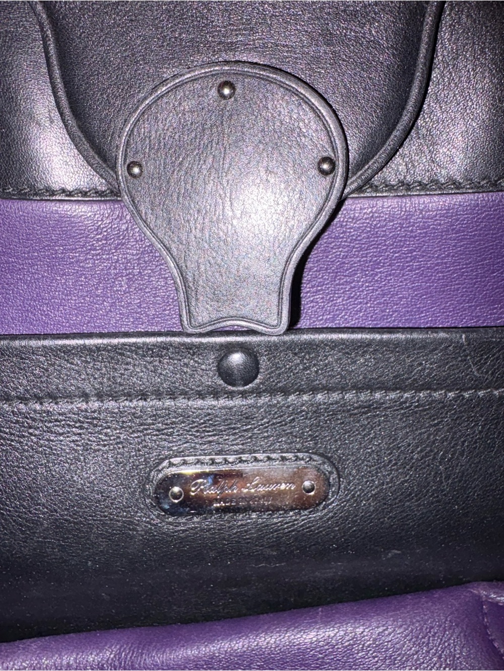 Ralph Lauren Purple Label 33 Ricky Bag - Picture 8 of 9